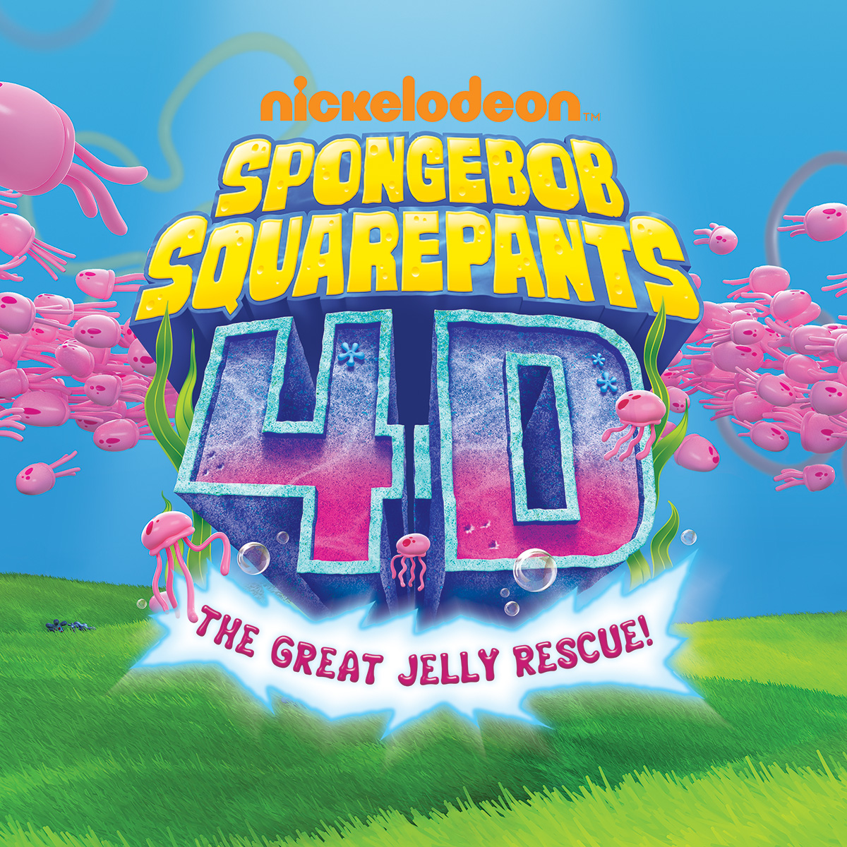 spongebob squarepants 4d logo